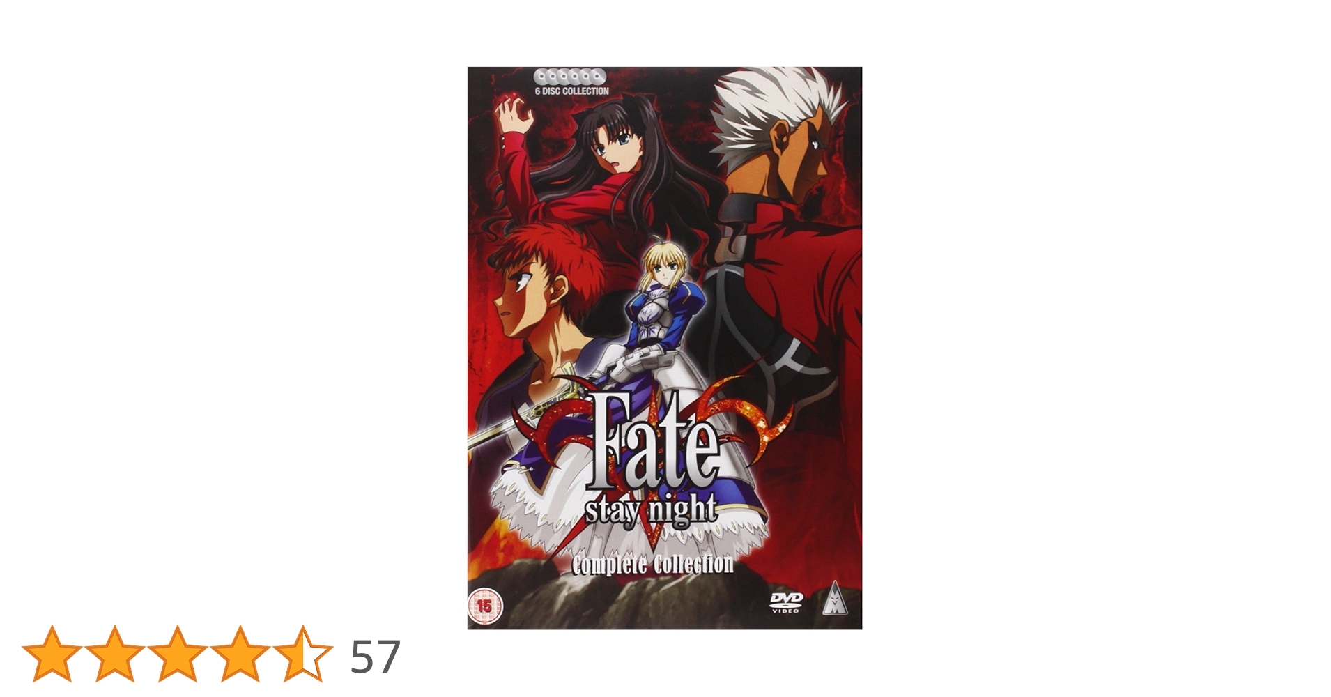 Fate/stay night コンプリート DVD-BOX (全24話 600分) フェイト/ステイナイト アニメ [DVD] [Import] wgteh8f 713McqzBFfL._UF350,350_QL80_.jpg